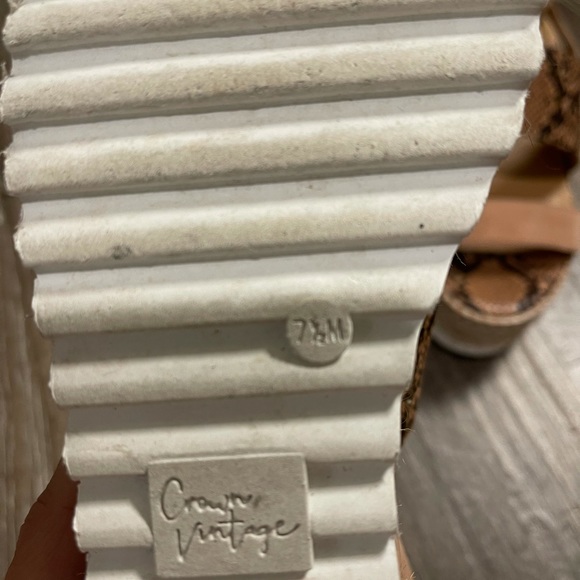 Snake print and suede espadrilles LIKE NEW - Picture 3 of 3